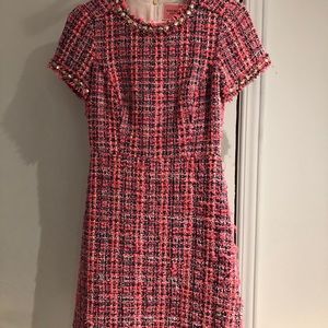 Kate Spade Pink Tweed Dress